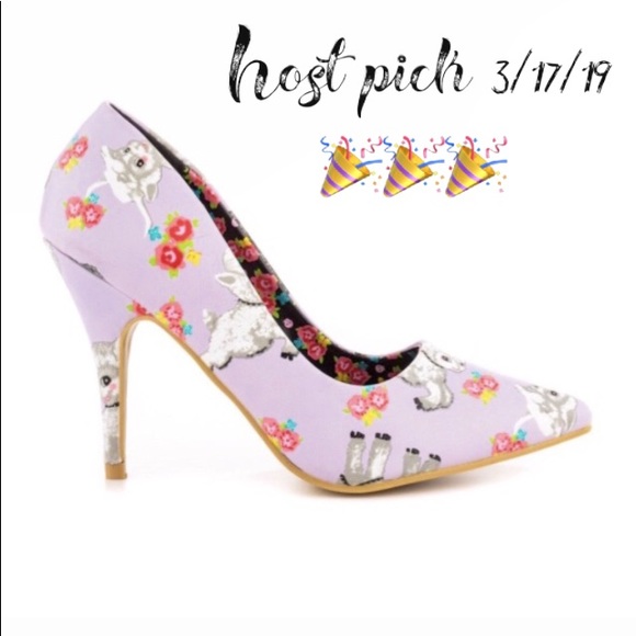 Iron Fist Shoes - IRON FIST Good Lamb Chop Lavender High Heels Sz 9